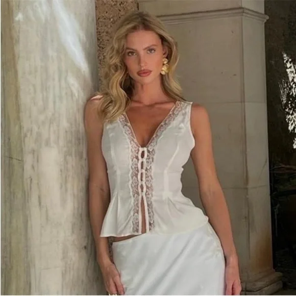 NWT • Cristina top in Gossamer - Picture 1 of 8